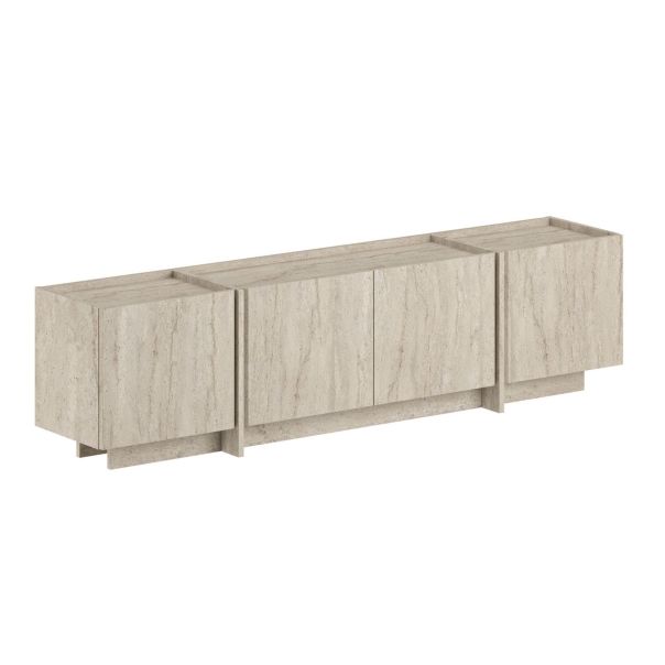 NORDURE TV komoda Lowen, krem - EP3057950