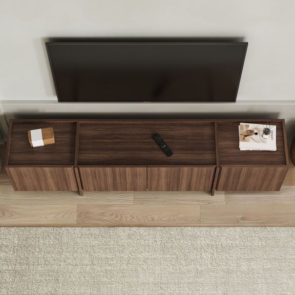 NORDURE TV komoda Lowen, braon/antracit - EP3057959