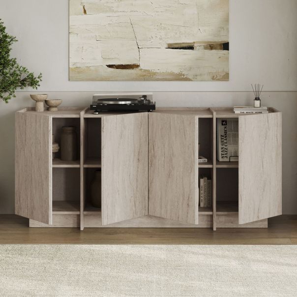 NORDURE Komoda Dorma, mermerna krem - EP3057965