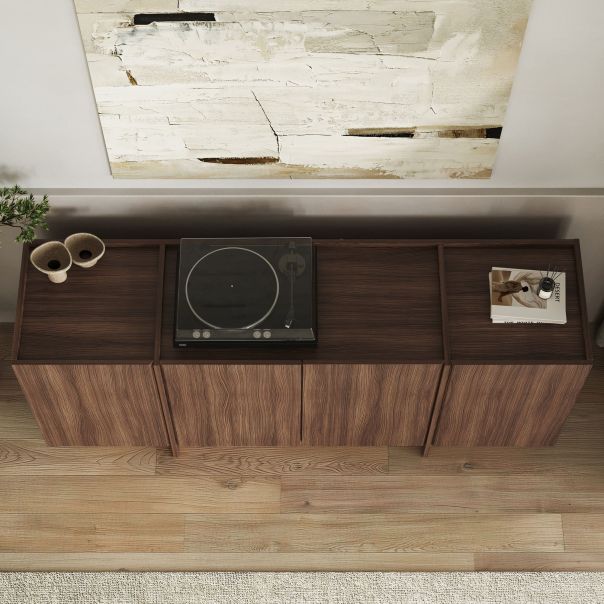 NORDURE Komoda Dorma, tamno braon - EP3057974