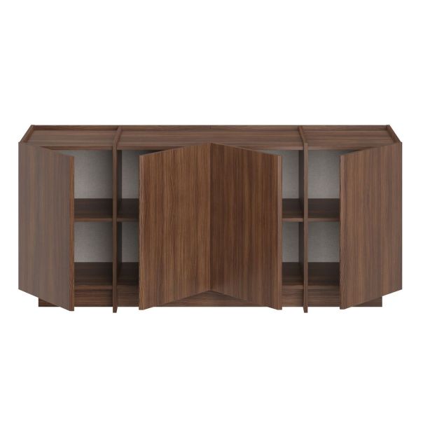 NORDURE Komoda Dorma, tamno braon - EP3057974