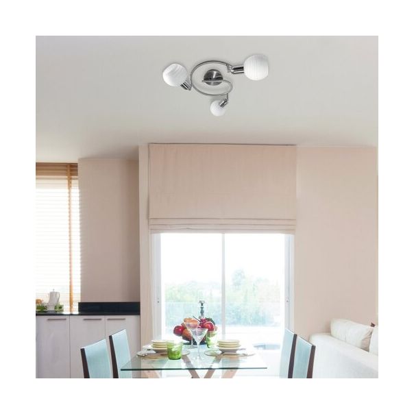 Rabalux Spot rasveta Aurel E14 3x MAX 40W brušeni hrom (6343) - 6343