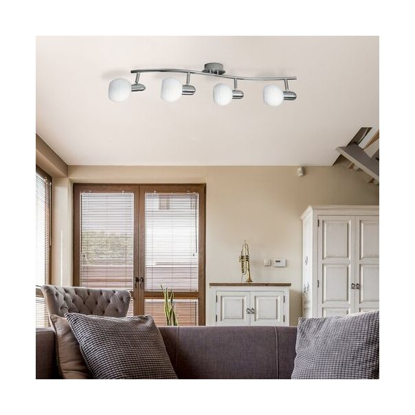 Rabalux Spot rasveta Aurel E14 4x MAX 40W brušeni hrom (6344) - 6344