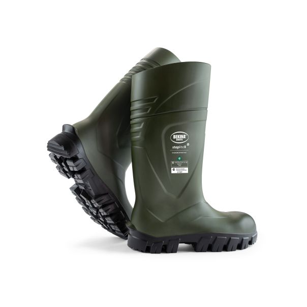 BEKINA BOOTS Čizma visoka StepliteX ThermoProtec S5, zelena - 63524