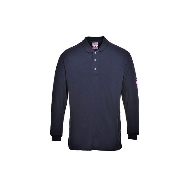 PORTWEST Polo majica sa dugim rukavima FR10 - vatrootporna antistatik, teget - 63548