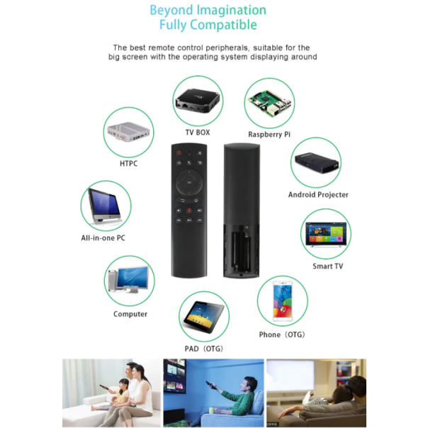 GEMBIRD Daljinski upravljač za Android TV Box GMB-G20S AIR MOUSE 2.4g RF - 46852