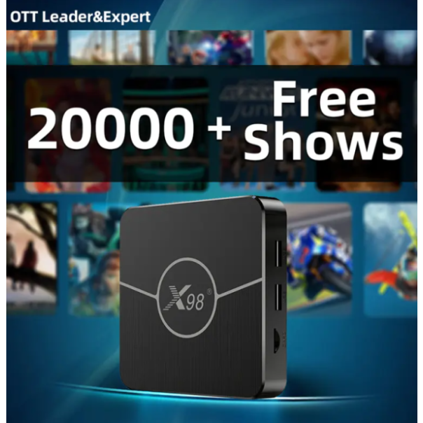 GEMBIRD Smart Android box GMB-X98 PLUS 4/32GB Amlogic S905W2 - 46854