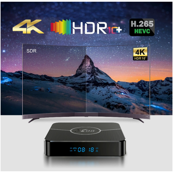 GEMBIRD Smart Android box GMB-X98 PLUS 4/32GB Amlogic S905W2 - 46854