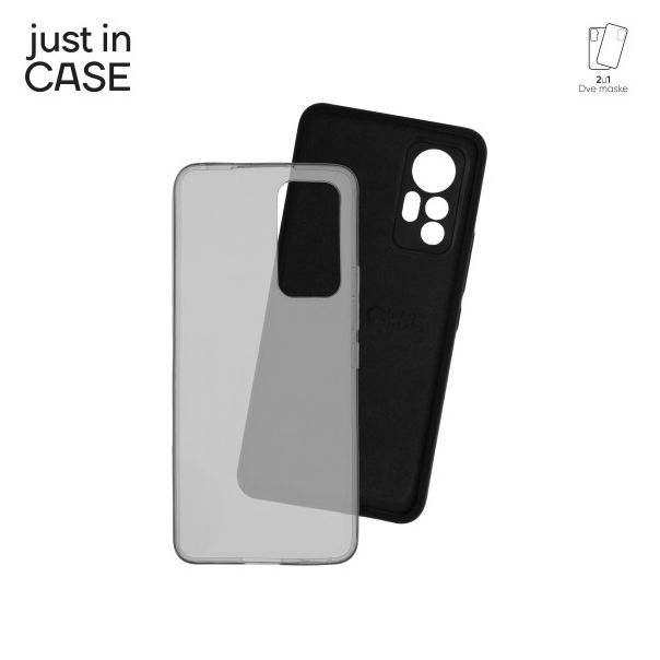 JUST IN CASE 2u1 Extra case MIX paket crni za Xiaomi 12 Lite - MIX317BK