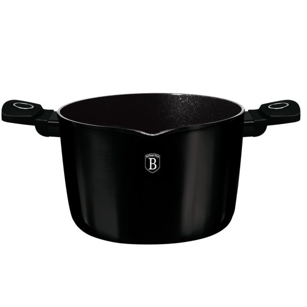 BERLINGER HAUS Šerpa sa poklopcem za kuvanje testa 24cm Black Vantage collection BH-8275S - 491098