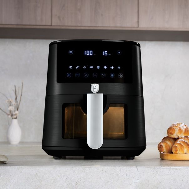 BERLINGER HAUS Friteza na vruć vazduh Dry fry 5L 1400W Black Vantage collection BH-9557S - 491110
