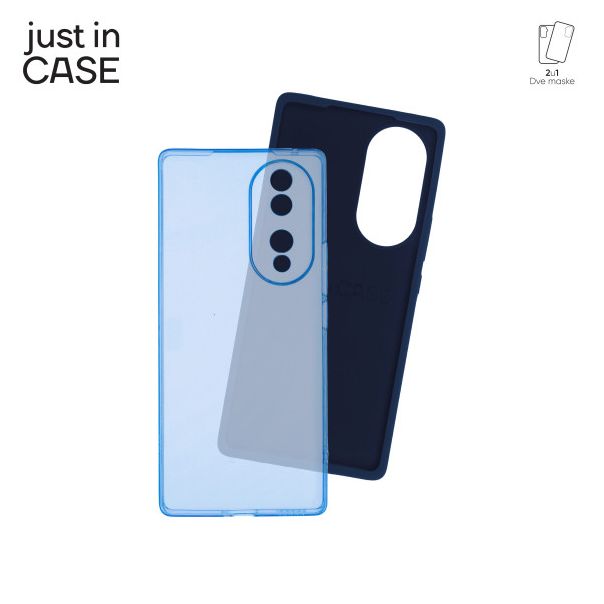 JUST IN CASE Maska 2u1 Extra case MIX za Honor 70, plava - MIX426BL