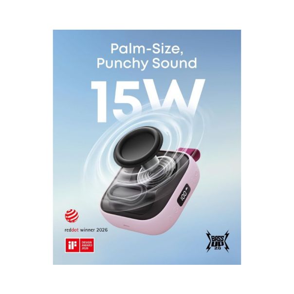 Anker Soundcore Boom Go 3i 15W prenosni bluetooth IP68 zvučnik rozi - EP3275846