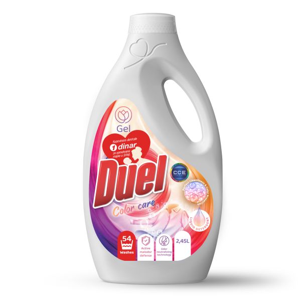 DUEL Tečni deterdžent za pranje veša Color care 2.45L - 6400019