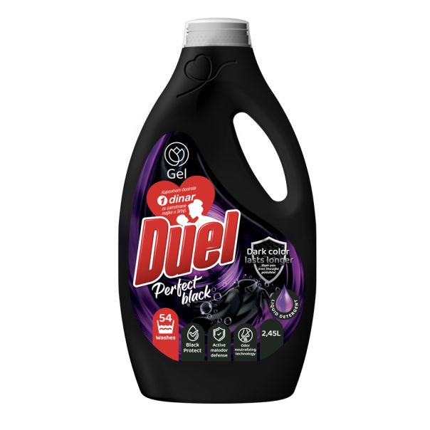 DUEL Tečni deterdžent za pranje veša Perfect black 2.45L - 6400051
