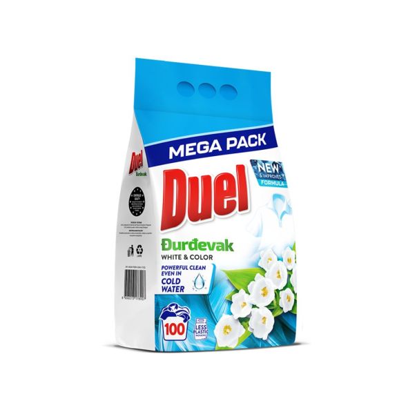DUEL Praškasti deterdžent za pranje veša Đurđevak 9kg - 6400071