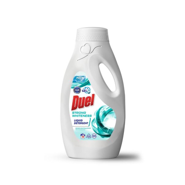 DUEL Tečni deterdžent za pranje veša Strong whiteness 855ml - 6400141
