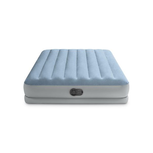 INTEX Vazdušni krevet sa USB pumpom 152x203x36cm Queen Dura Beam - 64159