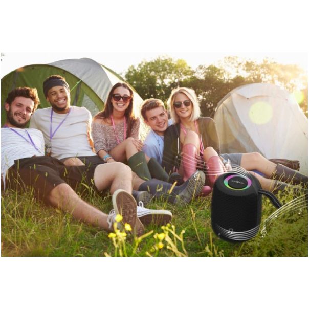 GEMBIRD Bežični Bluetooth zvučnik SPK-BT-LED-05-BK, crna - 47053