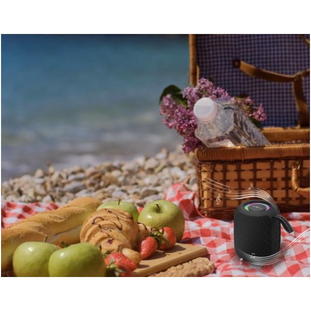 GEMBIRD Bežični Bluetooth zvučnik SPK-BT-LED-05-BK, crna - 47053