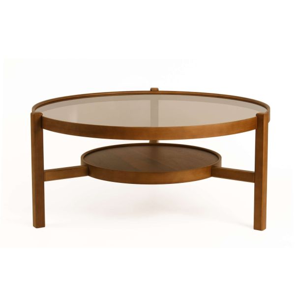 HANAH HOME Klub sto Flora, braon - EP3057998