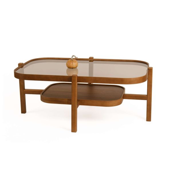 HANAH HOME Klub sto Godiva, braon - EP3058001