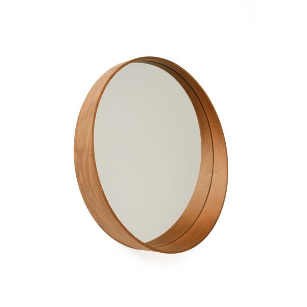 HANAH HOME Dekorativno ogledalo Bias 80, braon - EP3132610