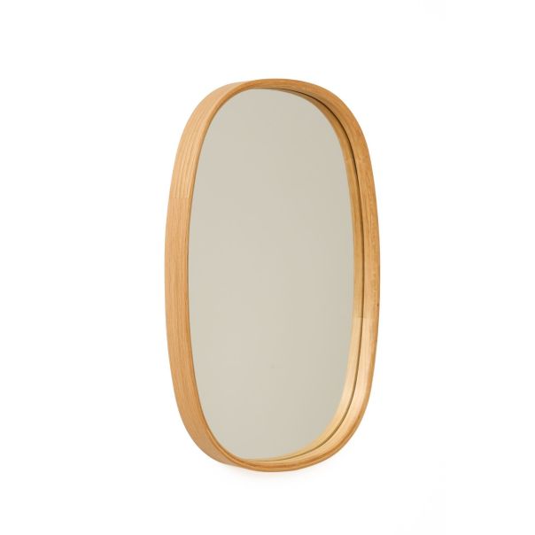 HANAH HOME Ogledalo Cloudy 38, braon - EP3132532