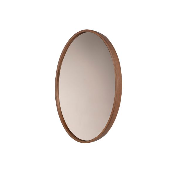 HANAH HOME Dekorativno ogledalo Elips, braon - EP3132583