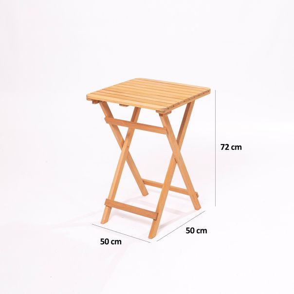 HANAH HOME Baštenski set sto i stolice My001A, braon/krem - 644MYD1150