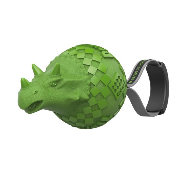 GIGWI Igračka za pse Triceratops, zelena - G6460