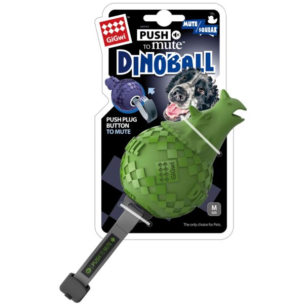 GIGWI Igračka za pse Triceratops, zelena - G6460