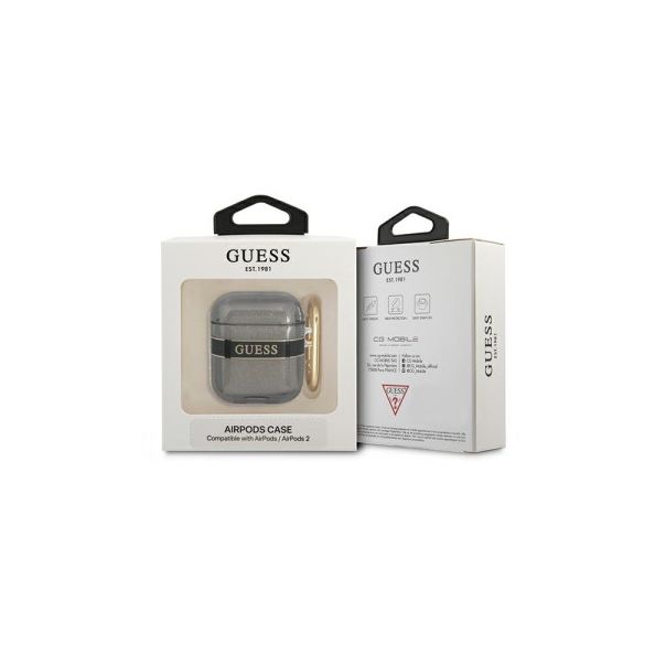 GUESS Futrola za AirPods 1/2 Black Cord - GSM165185