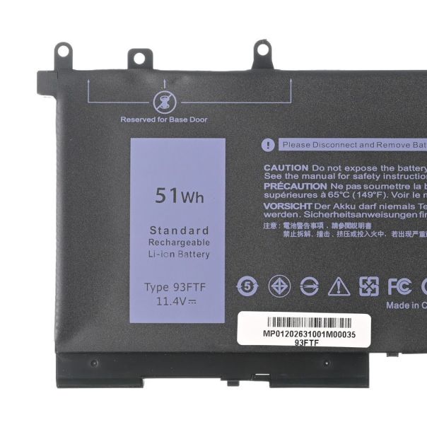 Baterija za laptop Dell Latitude E5280, E5580, E5590 93FTF HQ2200 B - EP3232230