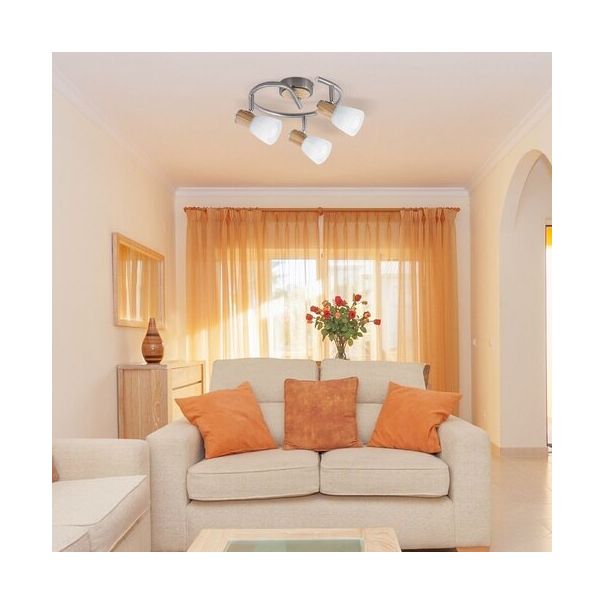 Rabalux Spot rasveta Gavin E14 3x MAX 40W brušeni hrom (6488) - 6488