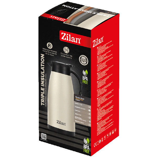 ZILAN Termos bokal 1.5L ZLN0783, bela - EP2728043