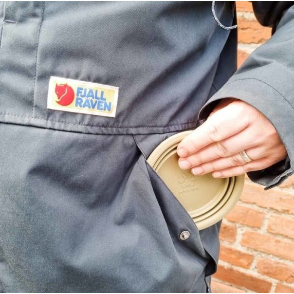 HEVEA Putna posuda za pse, Stara ruža - 650811