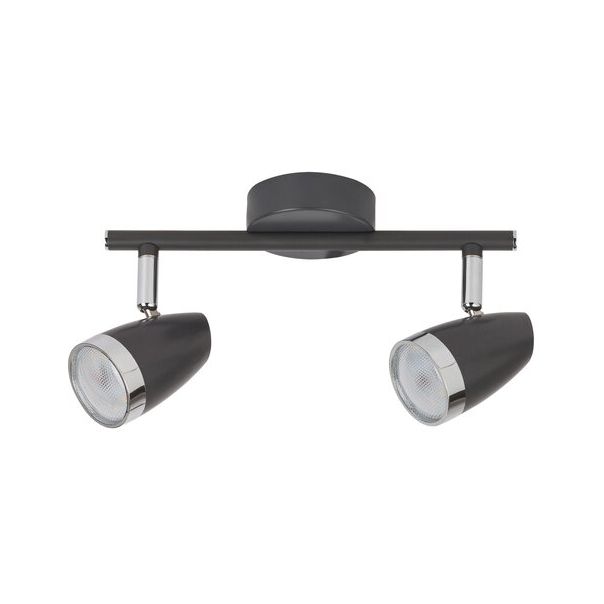 Rabalux Spot rasveta Karen LED 2x 4W antracit siva (6513) - 6513-1