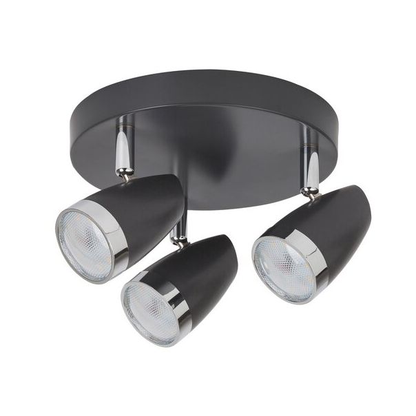Rabalux Spot rasveta Karen LED 3x 4W antracit siva (6514) - 6514-1