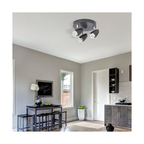 Rabalux Spot rasveta Karen LED 3x 4W antracit siva (6514) - 6514-1