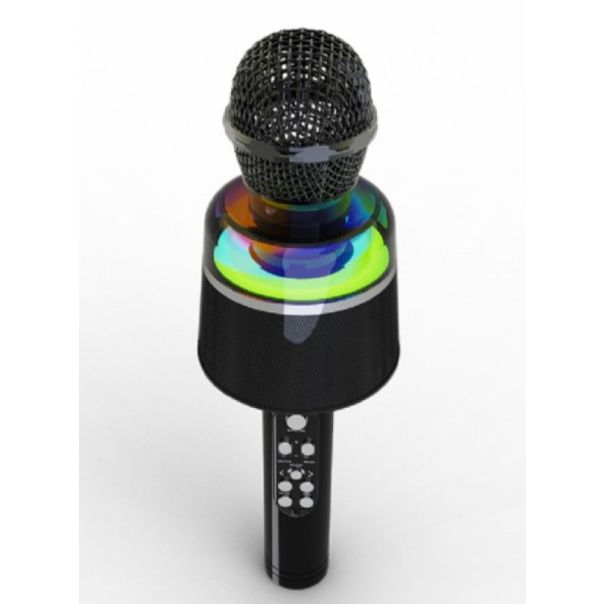 GEMBIRD Bežični mikrofon MICBT-01-BK sa zvucnikom 3W, LED, crna - 47336