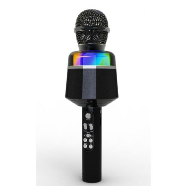 GEMBIRD Bežični mikrofon MICBT-01-BK sa zvucnikom 3W, LED, crna - 47336