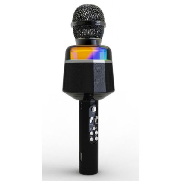 GEMBIRD Bežični mikrofon MICBT-01-BK sa zvucnikom 3W, LED, crna - 47336