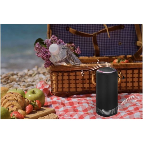 GEMBIRD Bežični Bluetooth zvučnik SPK-BT-LED-08L, crna - 47339