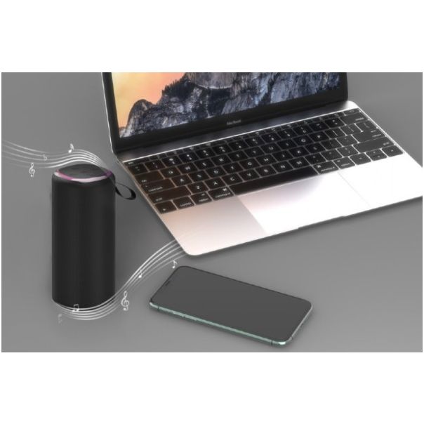 GEMBIRD Bežični Bluetooth zvučnik SPK-BT-LED-08L, crna - 47339