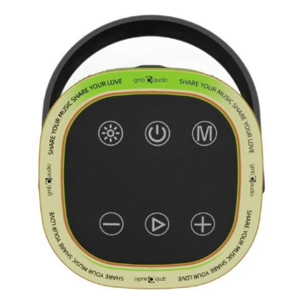 GEMBIRD Bežični Bluetooth zvučnik SPK-BT-LED-06, crna - 47338