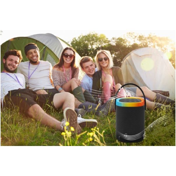 GEMBIRD Bežični Bluetooth zvučnik SPK-BT-LED-06, crna - 47338