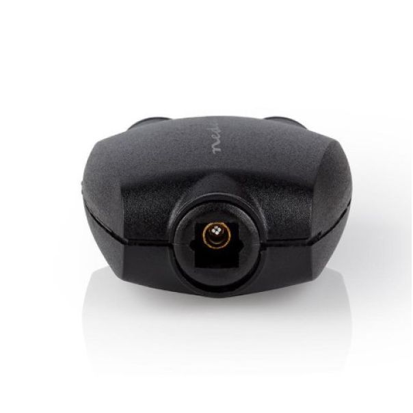 NEDIS Spliter CAGB25940BK, TosLink zenski na 2x TosLink zenski adapter, crna - 47332