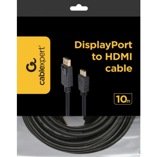 GEMBIRD Kabl CC-DP-HDMI-10M DisplayPort na HDMI digital interface, 10m - 47342