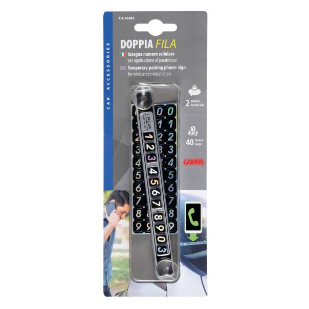 LAMPA ACCESSORIES Broj telefona za šoferšajbnu - 65363